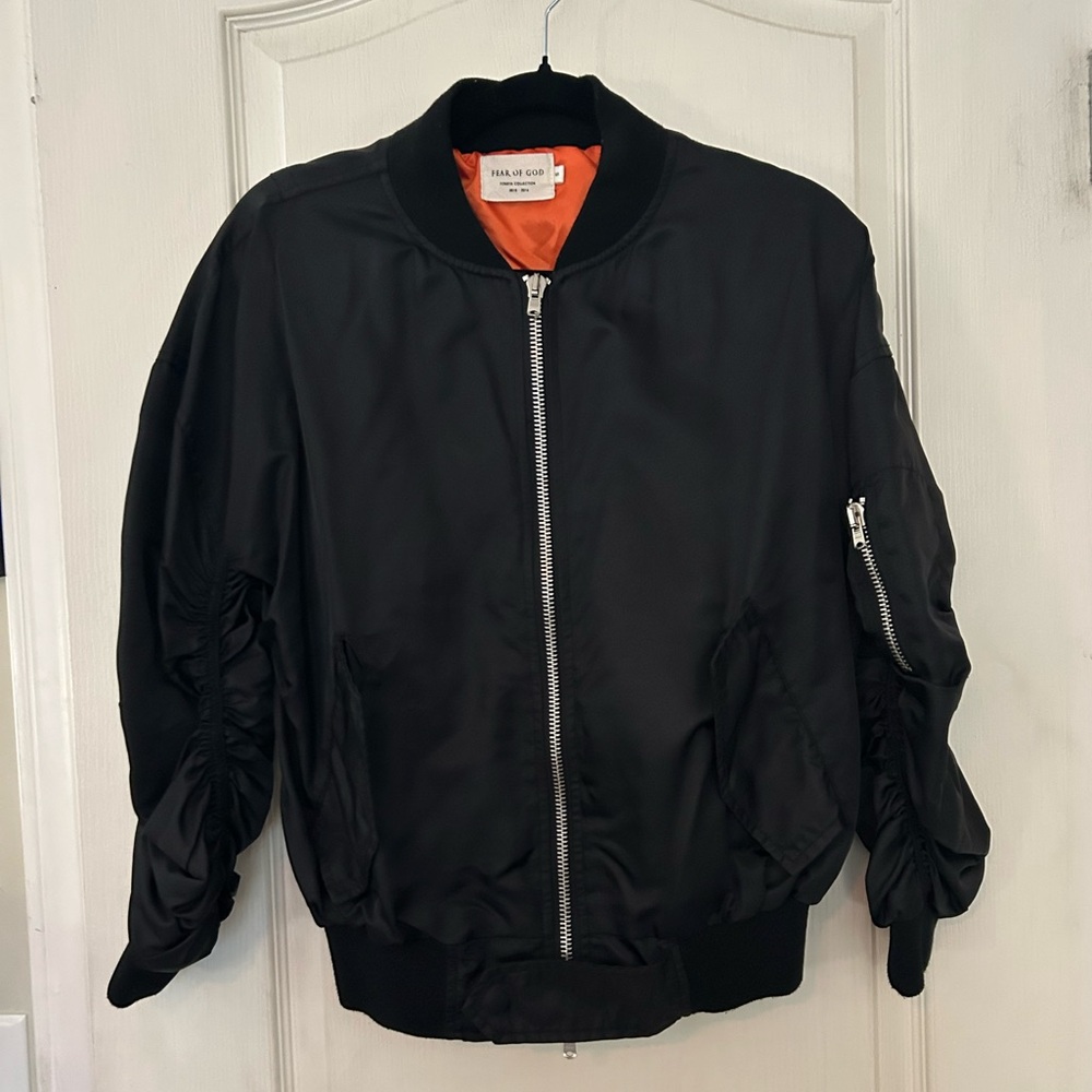 Fear of God Black Bomber Jacket Fourth Collection 2015-2016